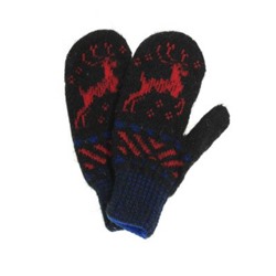 Варежки подростковые "Олень" 1005-1