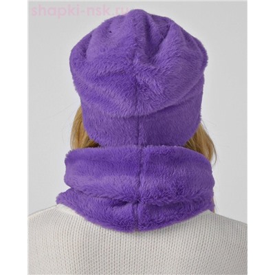 Кролик Комплект флис (колпак+снуд) (56-58)