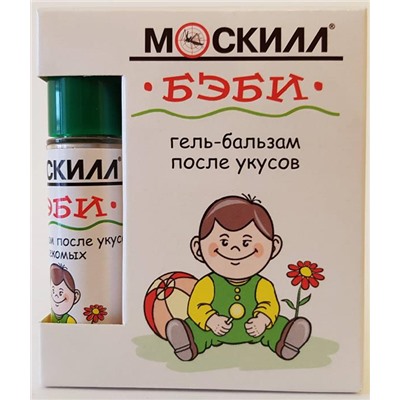 MOCКИЛЛ гель-бальзам после укусов роллик Детский 12мл