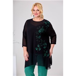 Romanovich Style 3-2256 изумруд, Брюки,  Блуза,  Топ