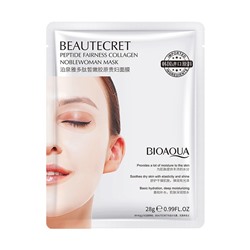Гидрогелевая маска-патч на все лицо с пептидами Bioaqua