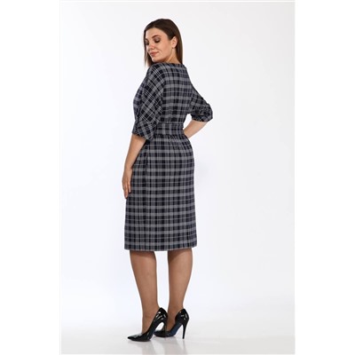 Lady Style Classic 1525/4 темно-синий/белый, Платье
