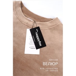 Женский велюровый костюм оверсайз Happyfox