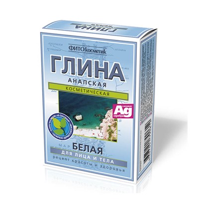 Глина сухая белая Анапская, 100г