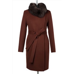 02-3009 Пальто женское утепленное (пояс)