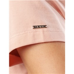 Футболка из премиального хлопка с V-образным вырезом