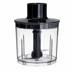 Блендер погружной 1000 Вт DELTA LUX DE-7004B с измельчителем, венчиком, стаканом, черный