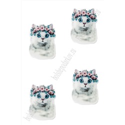 Кабошон-вырубка "Кошечка" 2,6*3,2 см (10 шт) SF-5915, №2