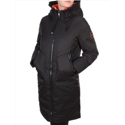 GWD21336P BLACK Пальто зимнее женское PURELIFE (200 гр .холлофайбер) размер 46