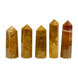 Кристалл из яшмы "Карандаш" 22*24*81мм, 80-89г