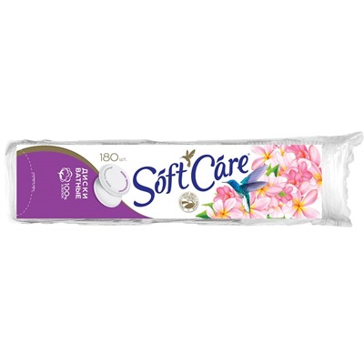 Ватные диски  Soft care180 шт