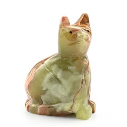 Кошка из оникса №4 (80*35*105мм)