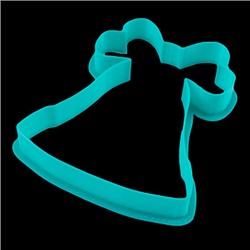 Вырубка для пряника "Колокольчик" пластик, 11 см