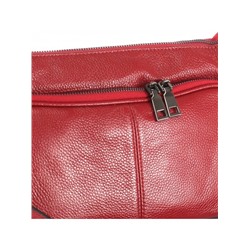 Сумка женская натуральная кожа GU 163-8200,  1отд+карм/пер,  плечевой ремень,  бордо 228188