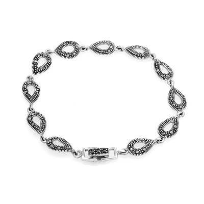 Браслет из серебра марказит, SL-AGA219