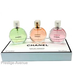Подарочный женский набор Chanel Chance 3x30мл