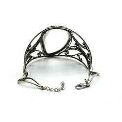 Браслет горный хрусталь "Грация", 17,5 см