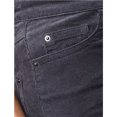 Брюки из эластичного микро-вельвета