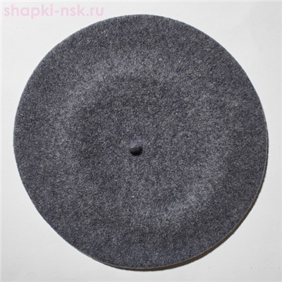 Берет Меланж фетр без отделки 11 Берет женский (56-58)