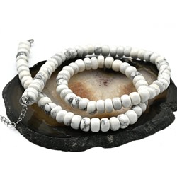 Бусы из Кахолонга рондель 8*5мм, 49см, 48,7г