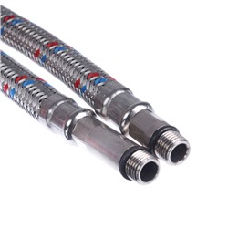 Подводка гибкая для смесителя  Г1/2", М10, 80см, 2шт