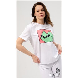 Кот Футболка (Футболка женская, RASH )