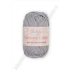 Пряжа "Genuine cotton" 50 гр (10 шт) SF-7844, серый