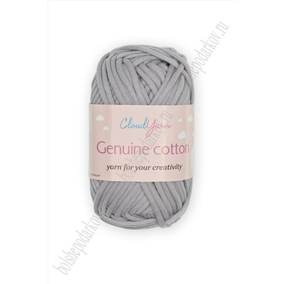 Пряжа "Genuine cotton" 50 гр (10 шт) SF-7844, серый