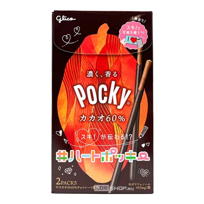 Печенье-палочки Pocky 60% какао Glico, Япония, 60 г Акция