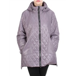 M816 GRAY/PURPLE Куртка демисезонная женская (100 гр. синтепон) размер 56