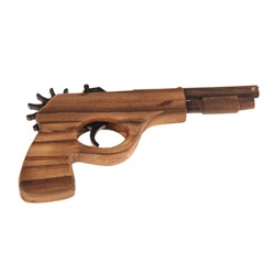 Пистолет игрушечный, стреляет резиночками