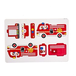 3D пазл-конструктор «Пожарная машина»