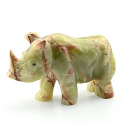 Носорог из оникса №4 (100*35*70мм).