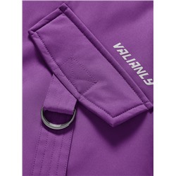 Парка зимняя подростковая для девочки фиолетового цвета 9340F