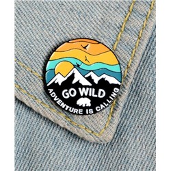 Металлический значок "Путешествия"