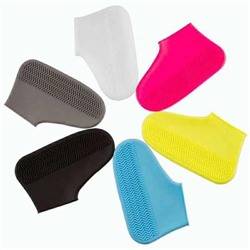 Ультра-эластичные силиконовые бахилы от дождя Waterproof silicone shoe cover