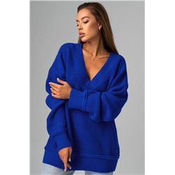 Женский свитер оверсайз с V-образным вырезом Happyfox