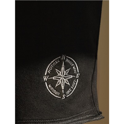 Шорты из тонкого футера с эластаном