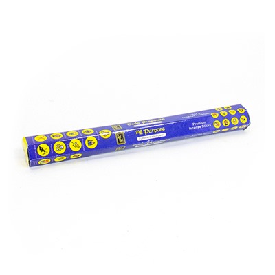 ALL PURPOSE Premium Incense Sticks, Zed Black (УНИВЕРСАЛЬНЫЕ премиум благовония палочки, Зед Блэк), уп. 20 палочек.
