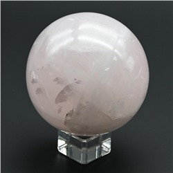 Шар из розового кварца, диаметр 73мм