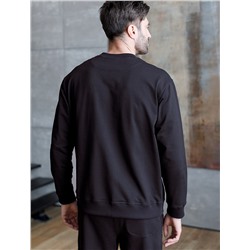 Джемпер из тонкого премиального футера с эластаном