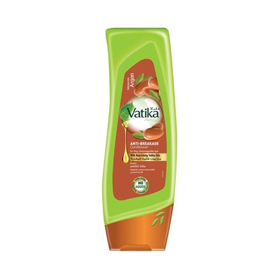 Vatika MOROCCAN ARGAN Anti-breakage Conditioner, Dabur (Ватика МАРОККАНСКАЯ АРГАНА Кондиционер ПРОТИВ ЛОМКОСТИ для сухих и непослушных волос, Дабур), 200 мл.