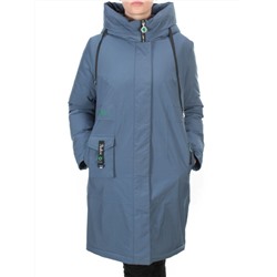 21-975 BLUE Пальто зимнее женское AIKESDFRS (200 гр. холлофайбера) размеры 48-50-52-54-56-58
