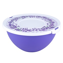 Миска Лаванда 4,0л с крышкой