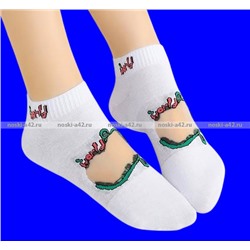 MORRAH носки женские укороченные хлопок + капрон арт. 22-204