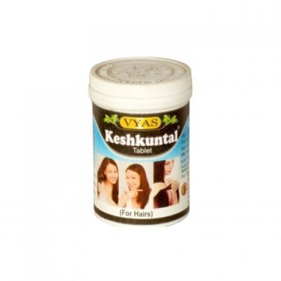 KESHKUNTAL tablet, Vyas (КЕШКУНТАЛ, Аюрведическое средство для роста волос, Вьяс), 100 таб.