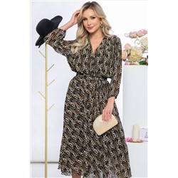 Платье "Леди Шик" (беж) П5478