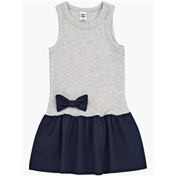 Платье 22-7184 серый/синий