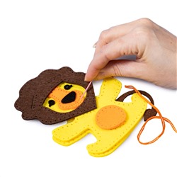 Мягкая игрушка из фетра «Львёнок» своими руками