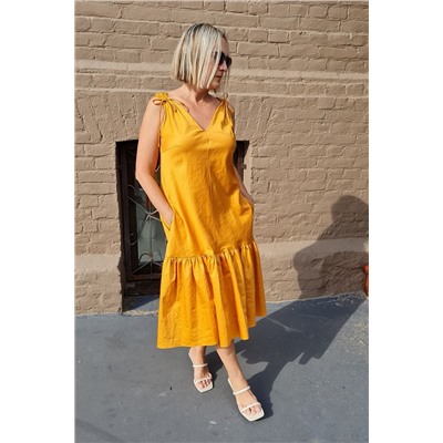 Shymoda 321-22 темно-оранжевый, Платье